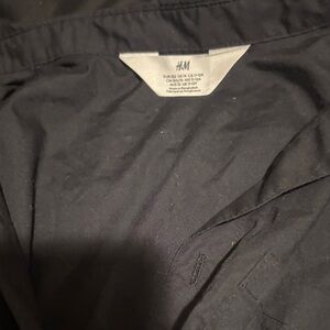 H&M Charcoal Button Up